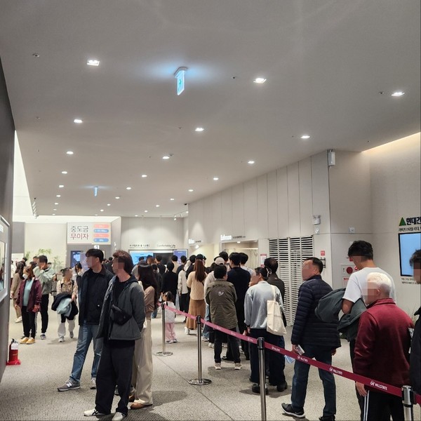 '힐스테이트 광명11' 견본주택 내부 모습./사진=현대건설