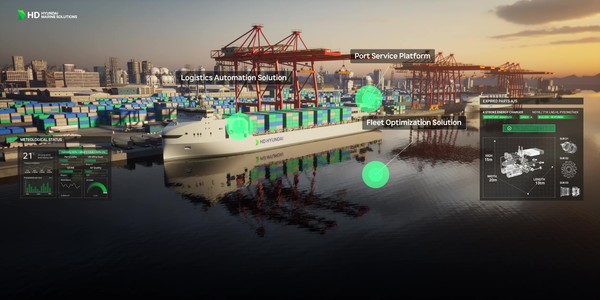 HD현대의 AI 기반 운항 솔루션 '오션와이즈' 이미지./사진=HD현대