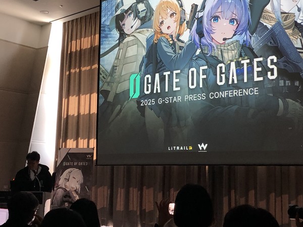 웹젠이 리트레일과 공동 개발하는 디펜스 게임 '게이트오브게이츠' 미디어간담회 /사진=김현정 기자