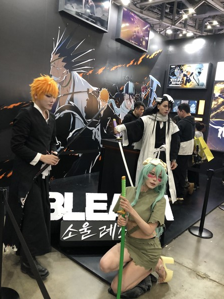 뉴버스의 '블리치: 소울 레조넌스' 부스 모습 /사진=김현정 기자
