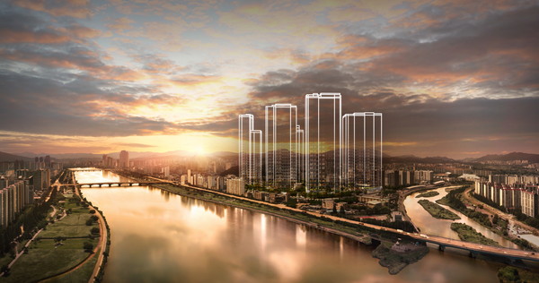 '태화강 센트럴 아이파크' 투시도./사진=HDC현대산업개발