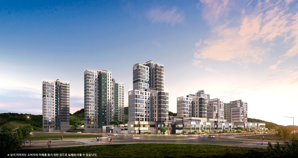 '엘리프 세종 스마트시티' 투시도./사진=계룡건설