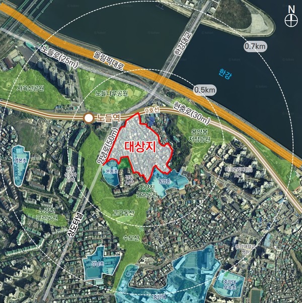 동작구 공공재개발 위치도./사진=SH