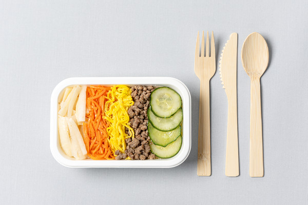 대한항공 신규 기내식 용기./사진=대한항공