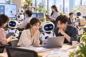['함께 더 멀리' AI 대전환과 공존/①]업무 나누는 동료로...AI 에이전트... - 뉴스 썸네일 이미지